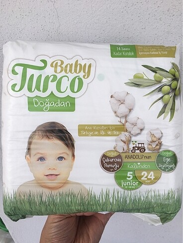 Baby turco 5 numara 24'lü 5 paket (120 adet)