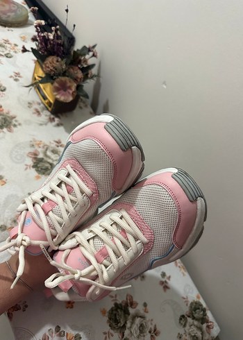 Lumberjack Pembe Platform Topuklu Kadın Spor Ayakkabı