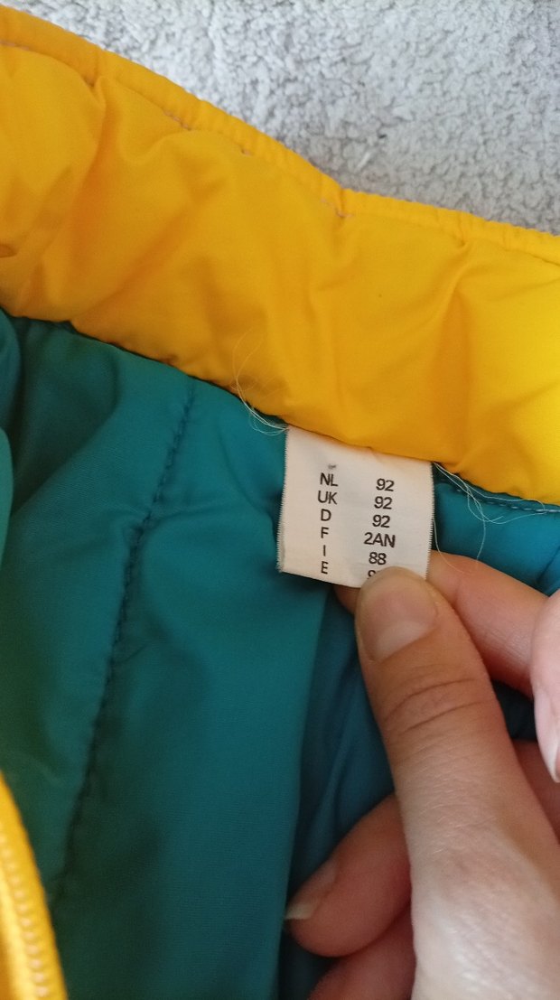 Sarı Siyah Fermuarlı Erkek Bebek Kayak Tulumu - Görsel 2