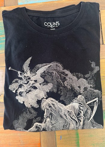 Colin's Colins Siyah Baskılı Erkek Tişört