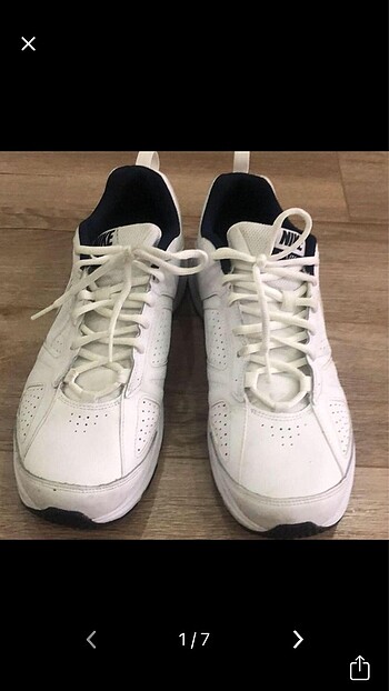 Nike beyaz erkek spor ayakkabısı