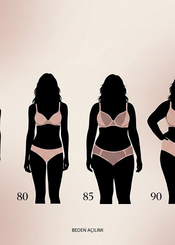 Bordo Glamour Sütyen
size 75 80 85 90 - Görsel 3