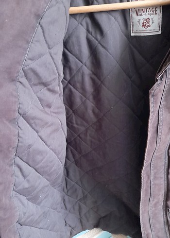 Düğmeli Kahverengi Süet erkek Ceket - Görsel 2