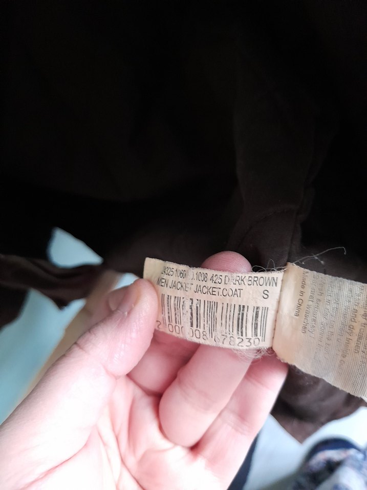 Düğmeli Kahverengi Süet erkek Ceket - Görsel 5