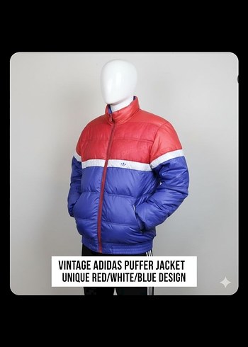 Renkli orjinal adidas Fermuarlı Erkek Günlük Mont - Görsel 2