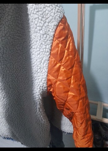 kot ici yunlu vintage mont - Görsel 5