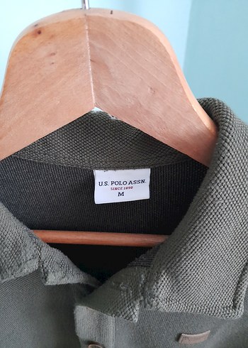 Düğmeli haki Polo Yaka Erkek Kazak - Görsel 6