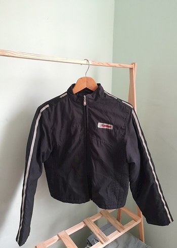 Siyah Fermuarlı Kısa  Ceket - Görsel 2