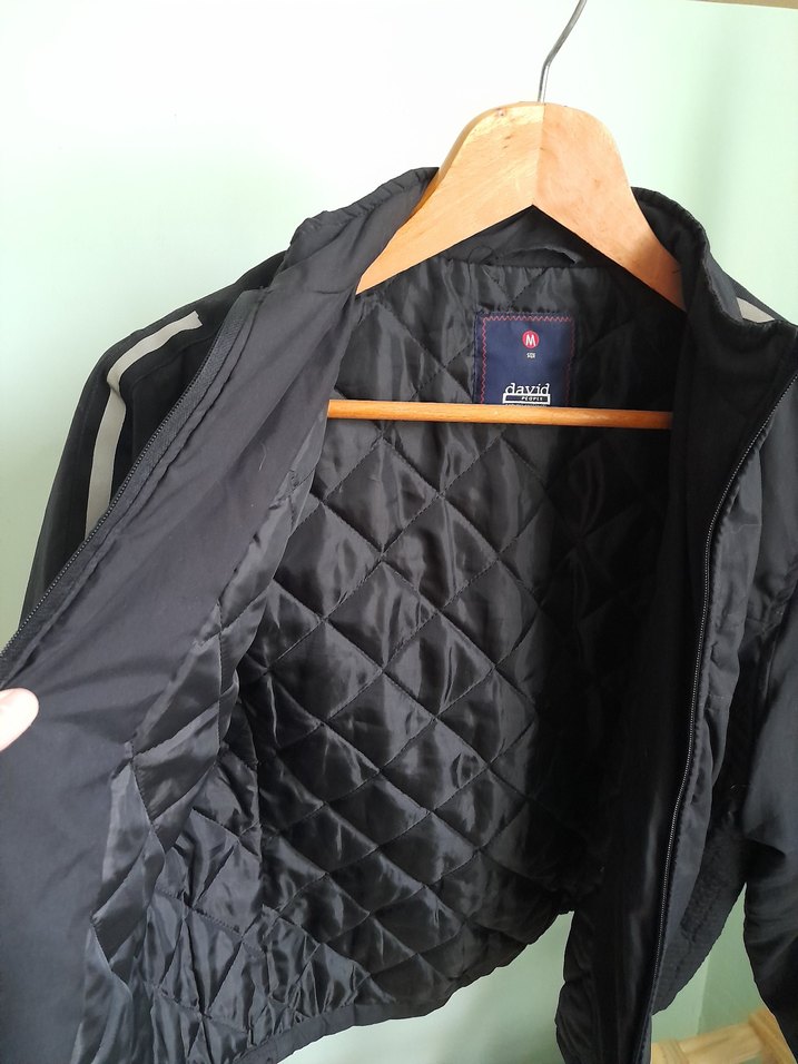 Siyah Fermuarlı Kısa  Ceket - Görsel 5