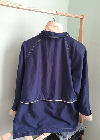 Düğmeli Mavi Denim Kadın Ceket - Görsel 3