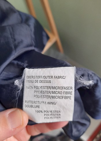 Düğmeli Mavi Denim Kadın Ceket - Görsel 4