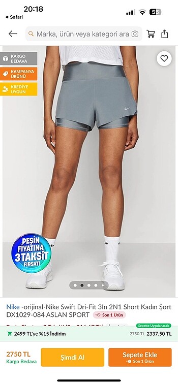 Nike şort
