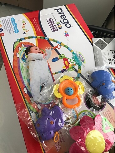 Pregotoys ışıklı dönenceli müzikli oyun halısı