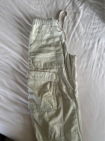 Bej pull&bear bol cepli kargo pantolon