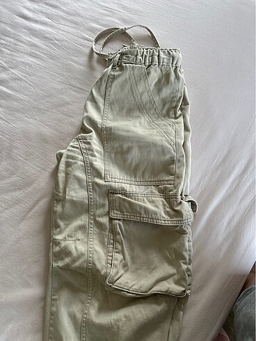 s Beden Bej pull&bear bol cepli kargo pantolon