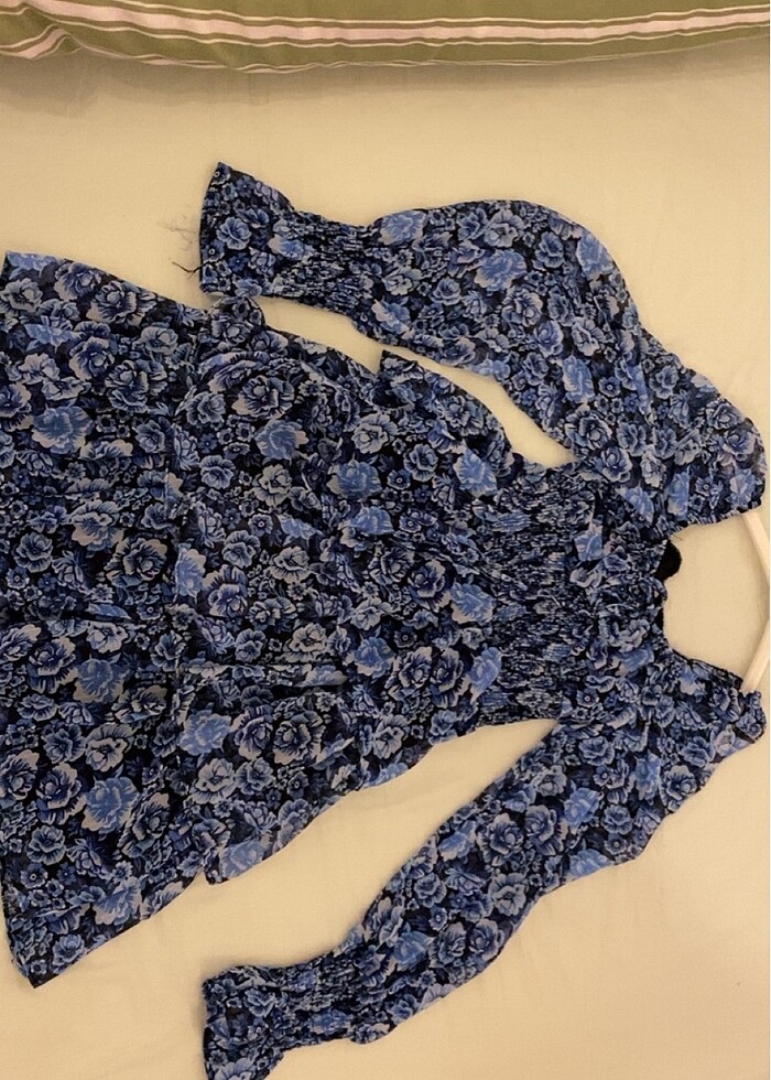 cicekli elbise - Görsel 3