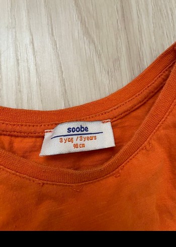 Çocuk Baskılı Tişört ve Turuncu Atlet - Görsel 3