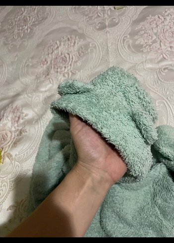 Erkek Çocuk Peluş Kapüşonlu Pijama Takımı Gri - Görsel 4