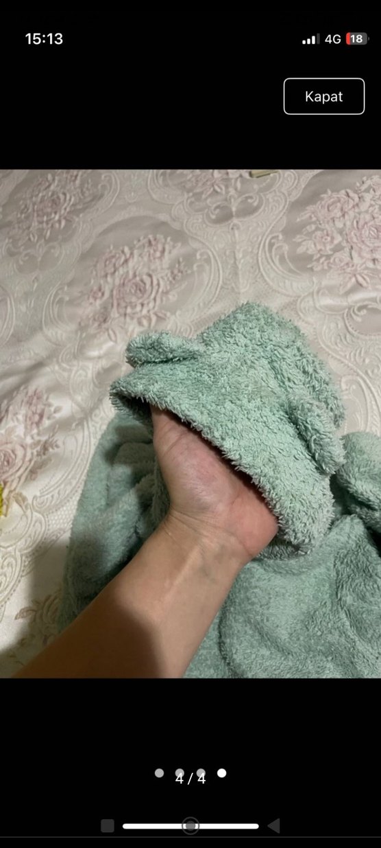 Erkek Çocuk Peluş Kapüşonlu Pijama Takımı Gri - Görsel 4