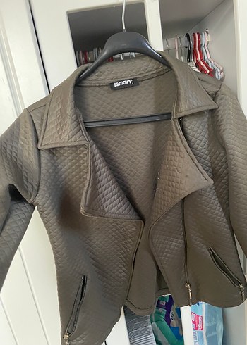 Kahverengi  Kadın Ceket - Görsel 5