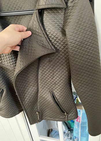 Kahverengi  Kadın Ceket - Görsel 8