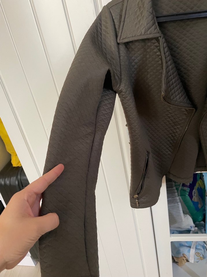 Kahverengi  Kadın Ceket - Görsel 4