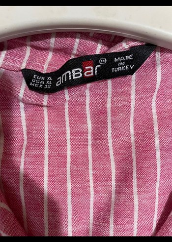 Nakışlı Uzun Kollu Pembe Gömlek - Görsel 5