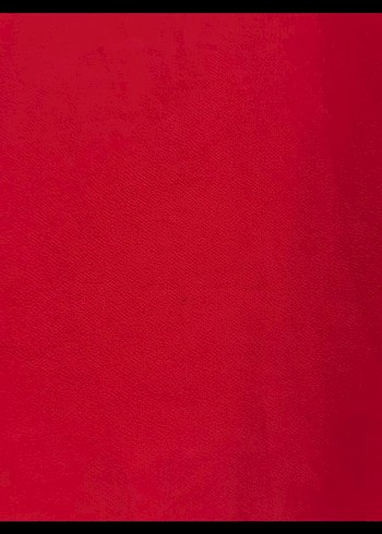 Kırmızı V Yaka Dökümlü Kolsuz Bluz - Görsel 3