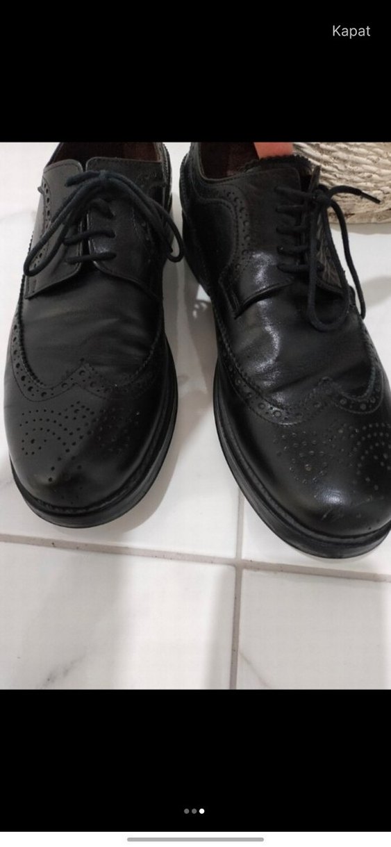 Erkek Siyah Klasik Ofis Ayakkabısı - Görsel 3