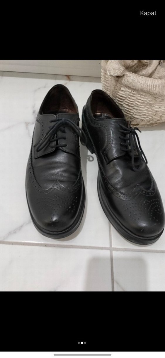 Erkek Siyah Klasik Ofis Ayakkabısı - Görsel 2