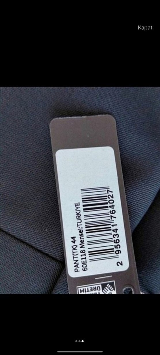 Gri Erkek Rozet - Görsel 2