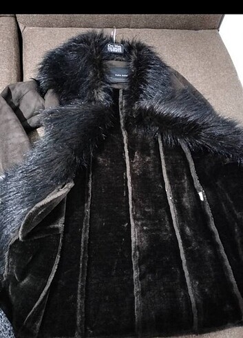 Orjinal zara içi kürklü mont - Görsel 2