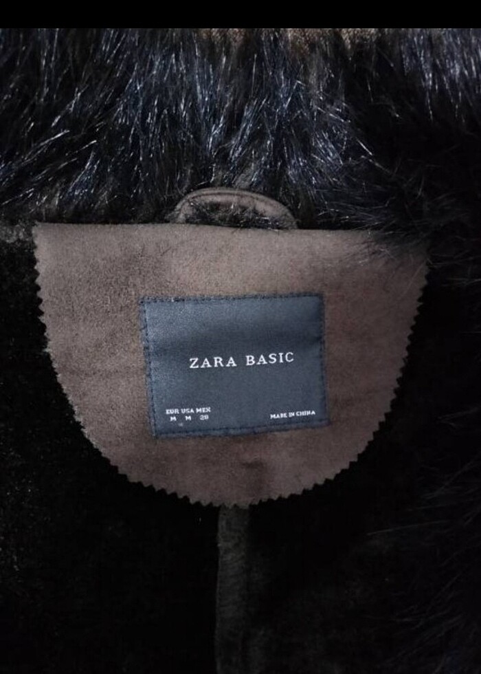 Orjinal zara içi kürklü mont  - Görsel 4