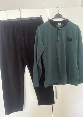 Erkek Uzun Kollu Rahat Pijama Takımı - Görsel 3