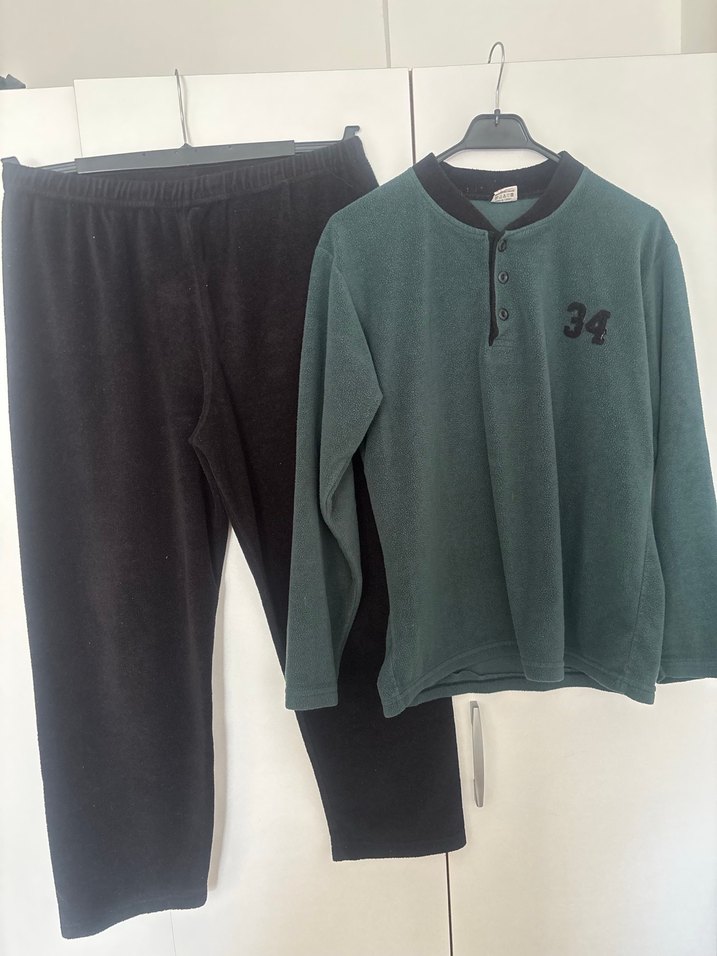 Erkek Uzun Kollu Rahat Pijama Takımı - Görsel 3