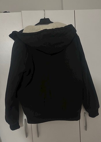 Siyah Kapüşonlu Fermuarlı Erkek Sweatshirt - Görsel 3