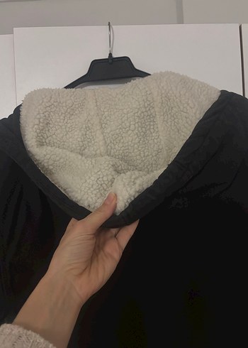 Siyah Kapüşonlu Fermuarlı Erkek Sweatshirt - Görsel 4