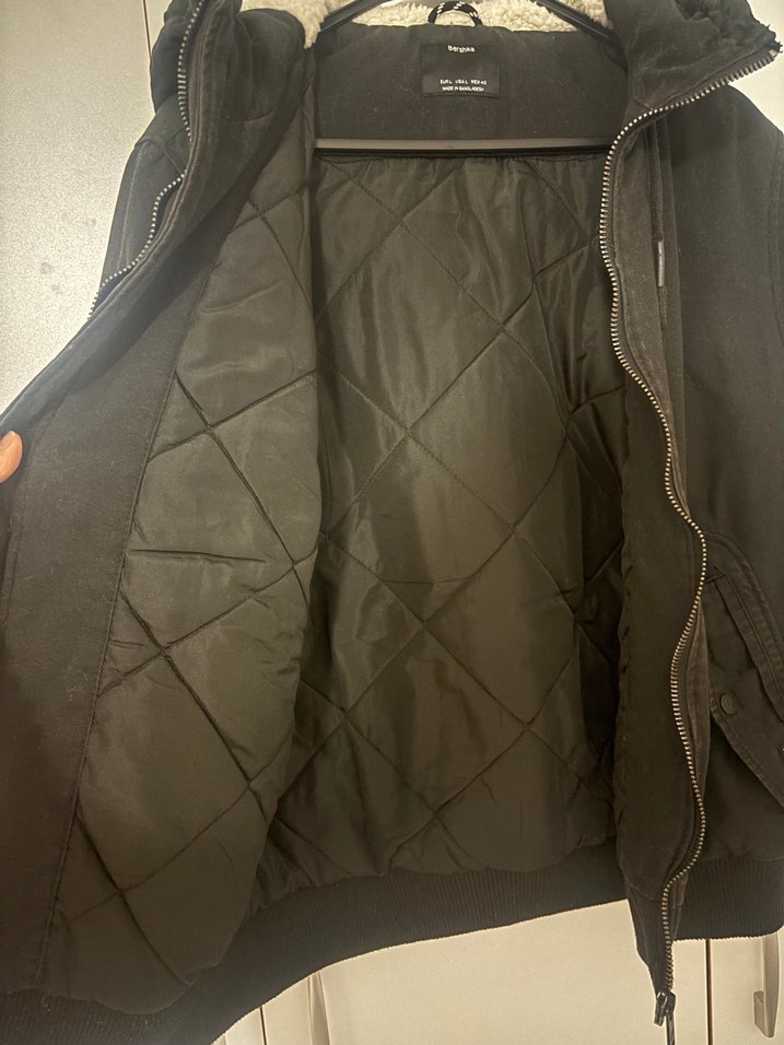 Siyah Kapüşonlu Fermuarlı Erkek Sweatshirt - Görsel 2