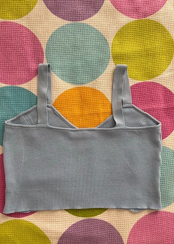 s Beden mavi Renk Zara Crop