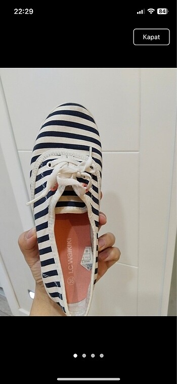 37 Beden Çizgili Vans