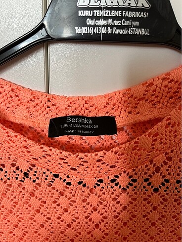 Bershka Turuncu neon bluz