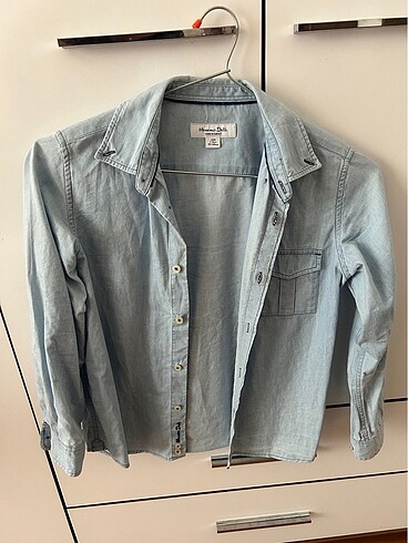 Massimo dutti erkek çocuk denim gömlek