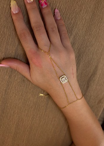 Altın Renkli Zincir Detaylı Kadın Şahmeran - Görsel 2