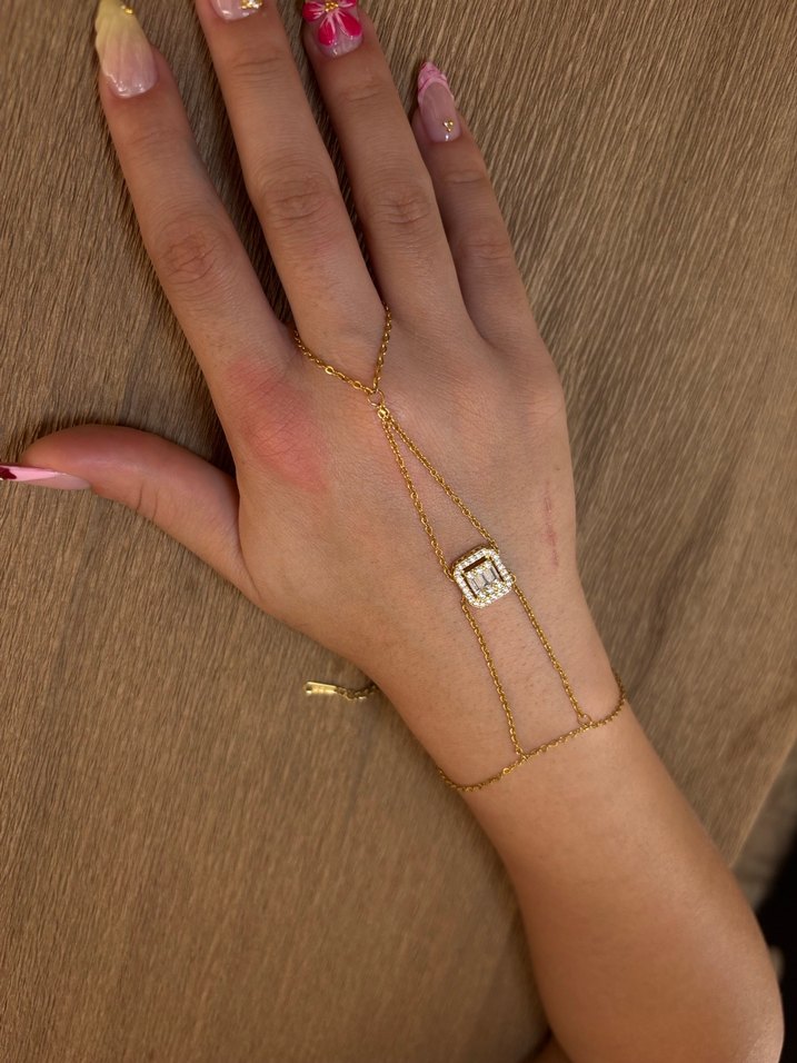 Altın Renkli Zincir Detaylı Kadın Şahmeran - Görsel 2