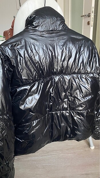Mavi Jeans Mavi Parlak Şişme Mont