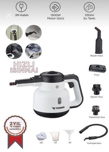 Torima Buharlı Temizlik Makinası - Görsel 3