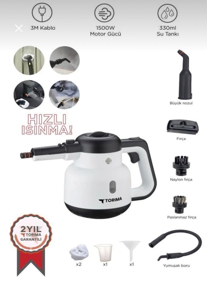 Torima Buharlı Temizlik Makinası - Görsel 3