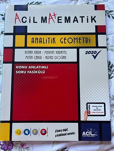 Tyt Ayt Matematik Analitik Geometri Acil Yayınları Fasikül