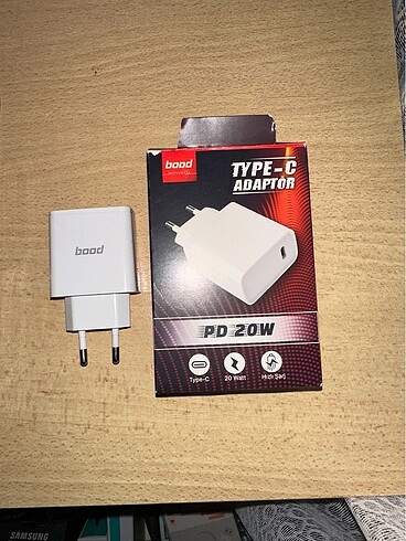 Bood Type-C 20 watt Adaptör