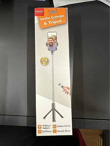 Telefon Tripod Selfie Çubuğu